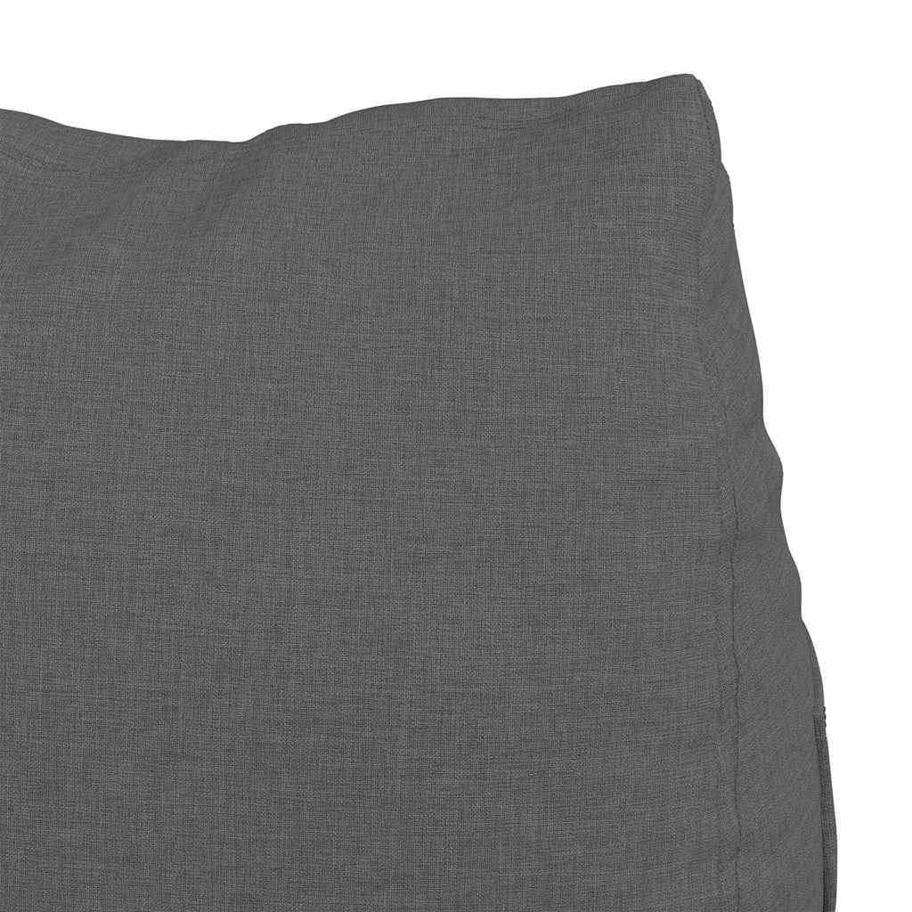 Cuscino per Schiena Grigio scuro 45 x 20 x 35 cm Tessuto