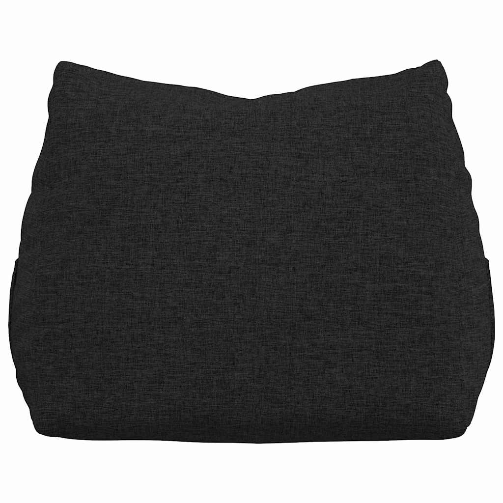Cuscino per Schiena Nero 45 x 20 x 35 cm Tessuto