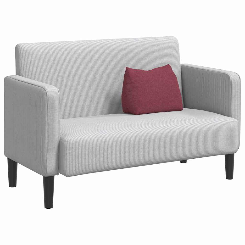 Cuscino per Schiena Rosso Vino 45 x 20 x 35 cm Tessuto