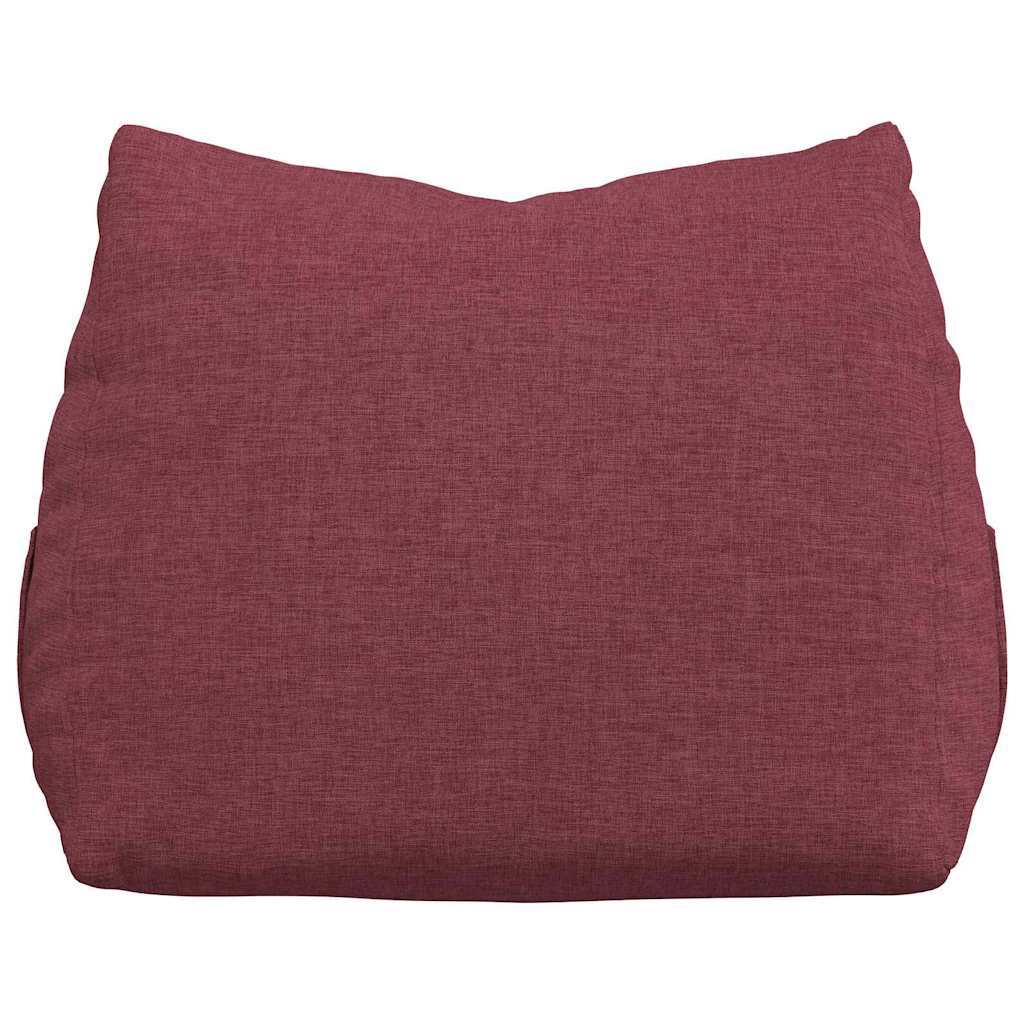 Cuscino per Schiena Rosso Vino 45 x 20 x 35 cm Tessuto