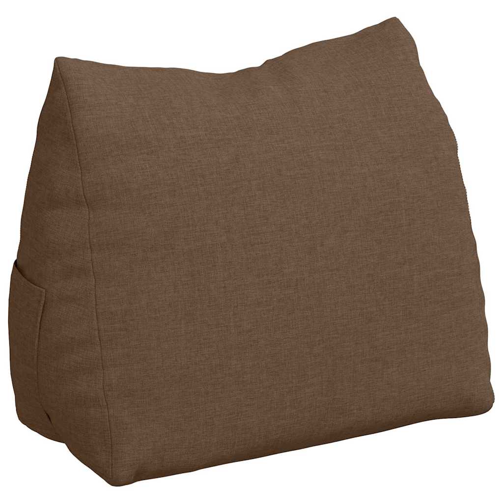 Cuscino per Schiena Marrone 45 x 20 x 35 cm Tessuto
