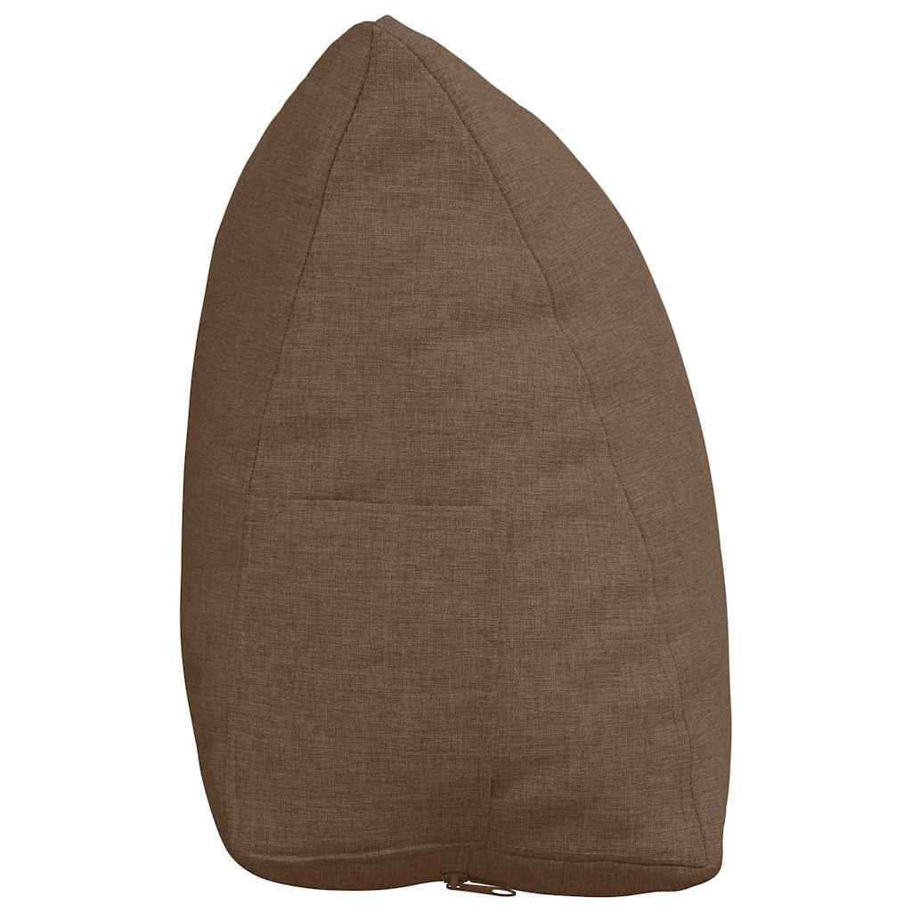 Cuscino per Schiena Marrone 45 x 20 x 35 cm Tessuto