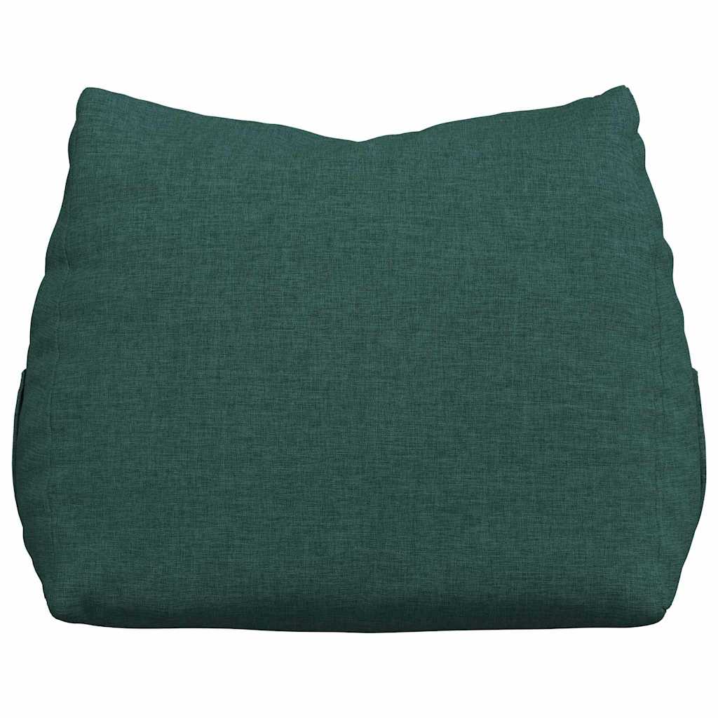 Cuscino per Schiena Verde Scuro 45 x 20 x 35 cm Tessuto