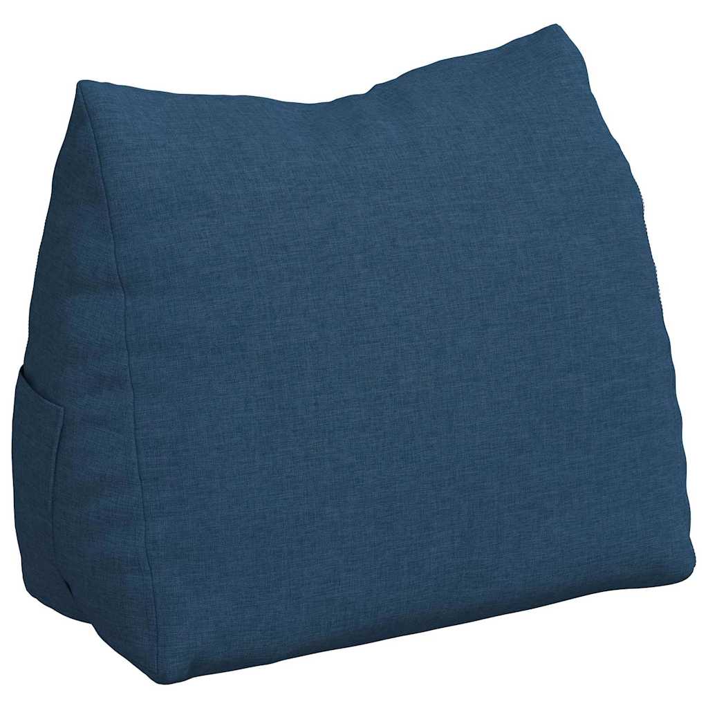 Cuscino per Schiena Blu 45 x 20 x 35 cm Tessuto
