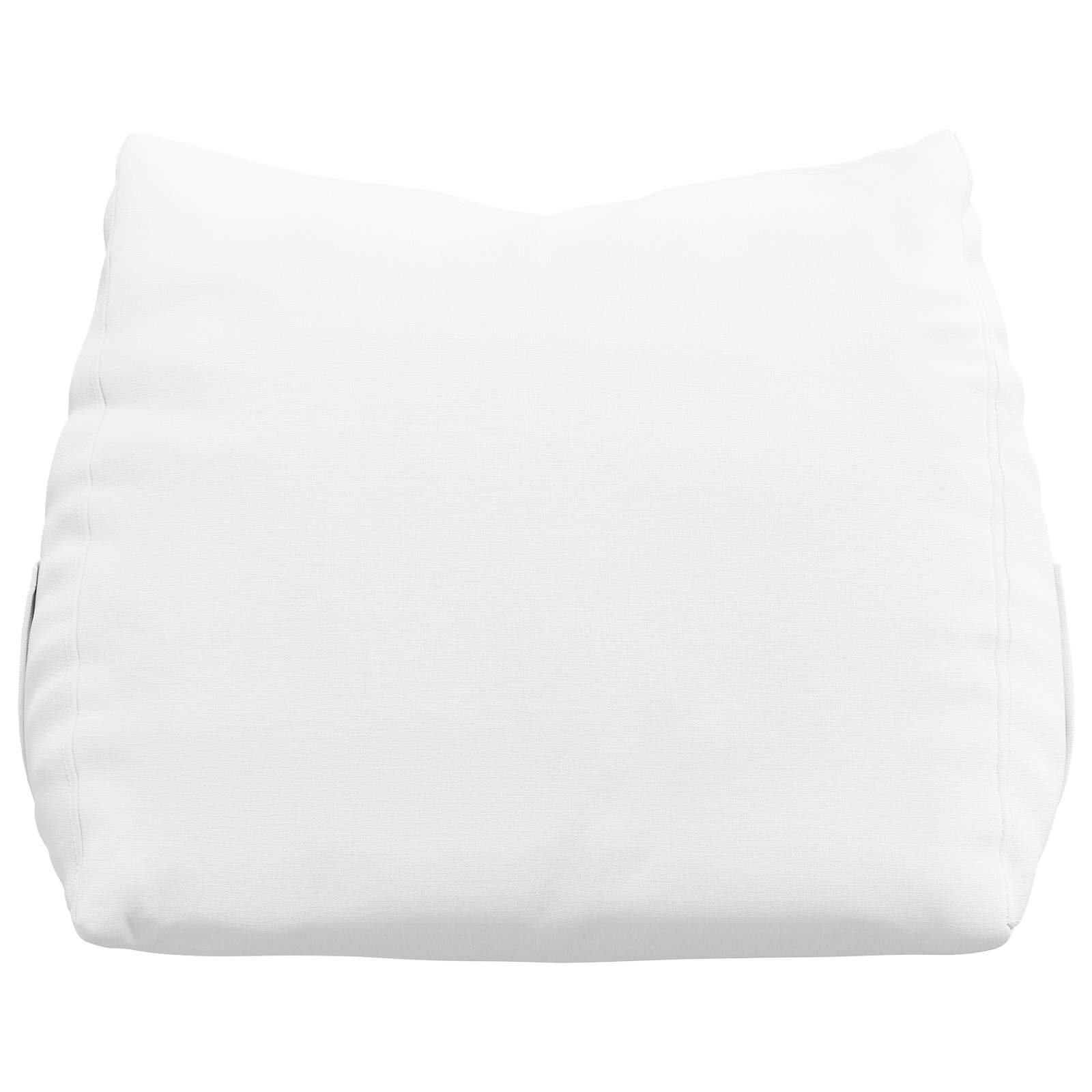 Cuscino per Schiena Bianco 45 x 20 x 35 cm Tessuto