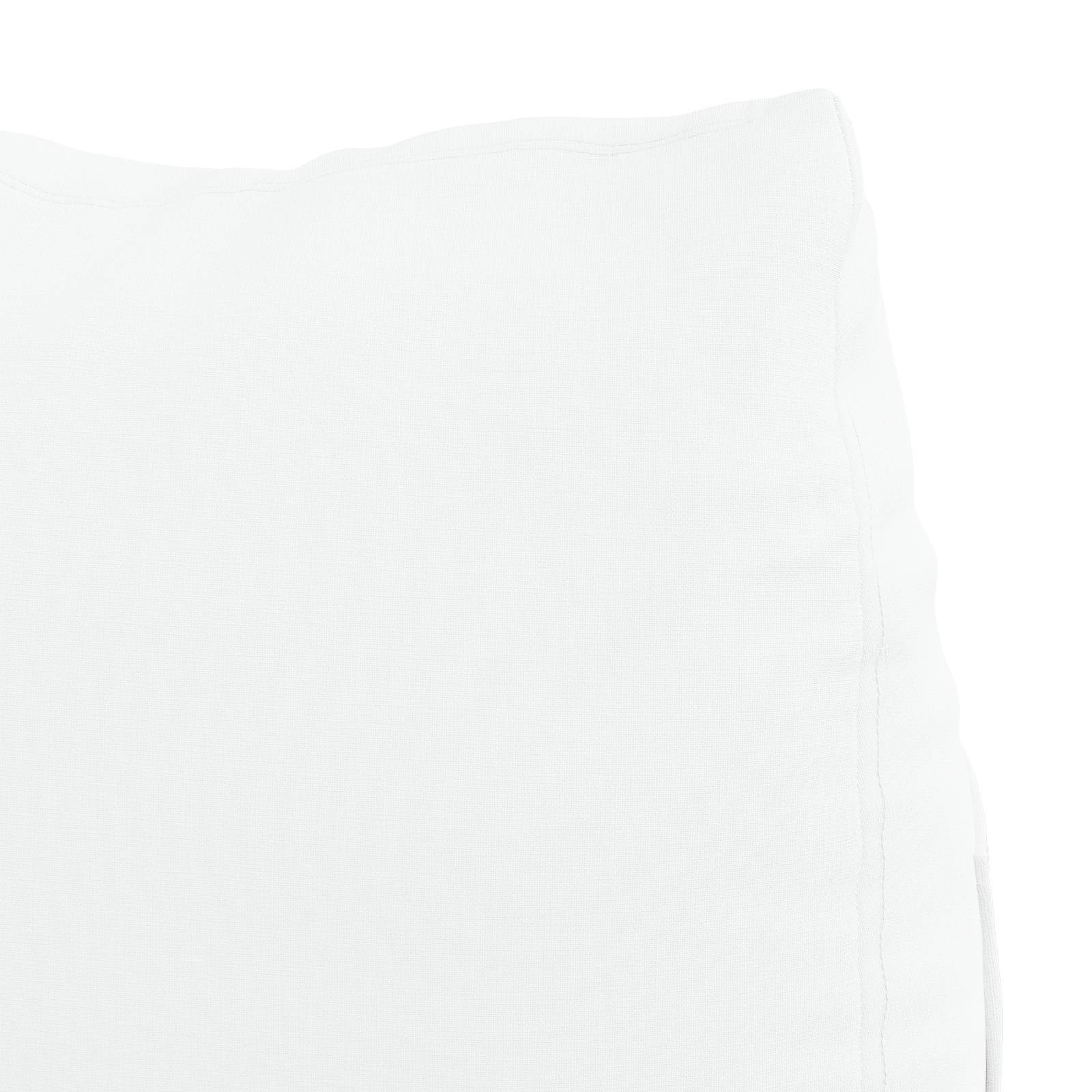 Cuscino per Schiena Bianco 45 x 20 x 35 cm Tessuto