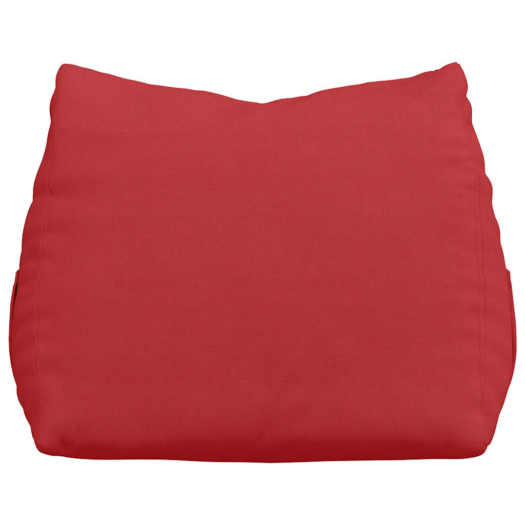 Cuscino per Schiena Rosso 45 x 20 x 35 cm Tessuto