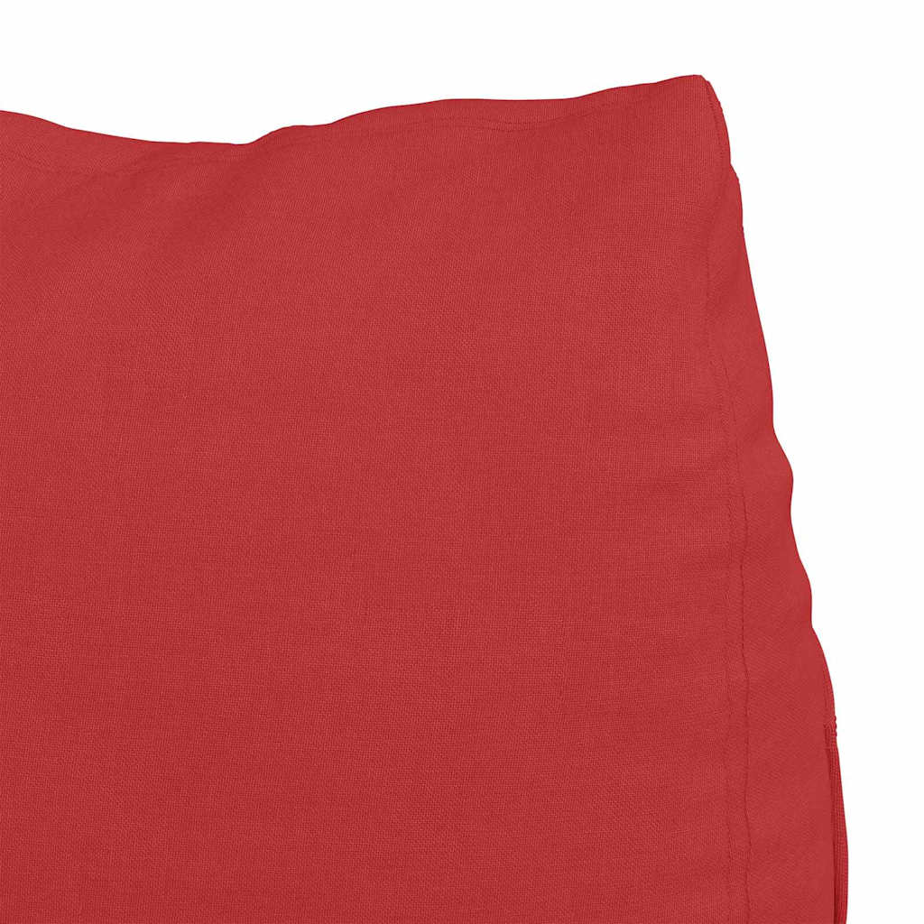 Cuscino per Schiena Rosso 45 x 20 x 35 cm Tessuto