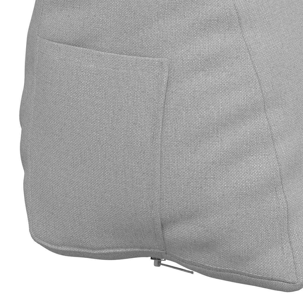Cuscino per Schiena Grigio Nuvola 45 x 20 x 35 cm Tessuto