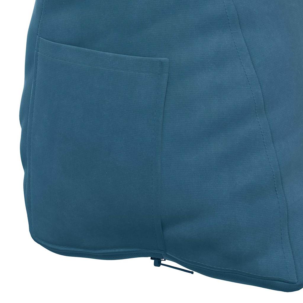 Cuscino per Schiena Blu 45 x 20 x 35 cm Tessuto in Cords