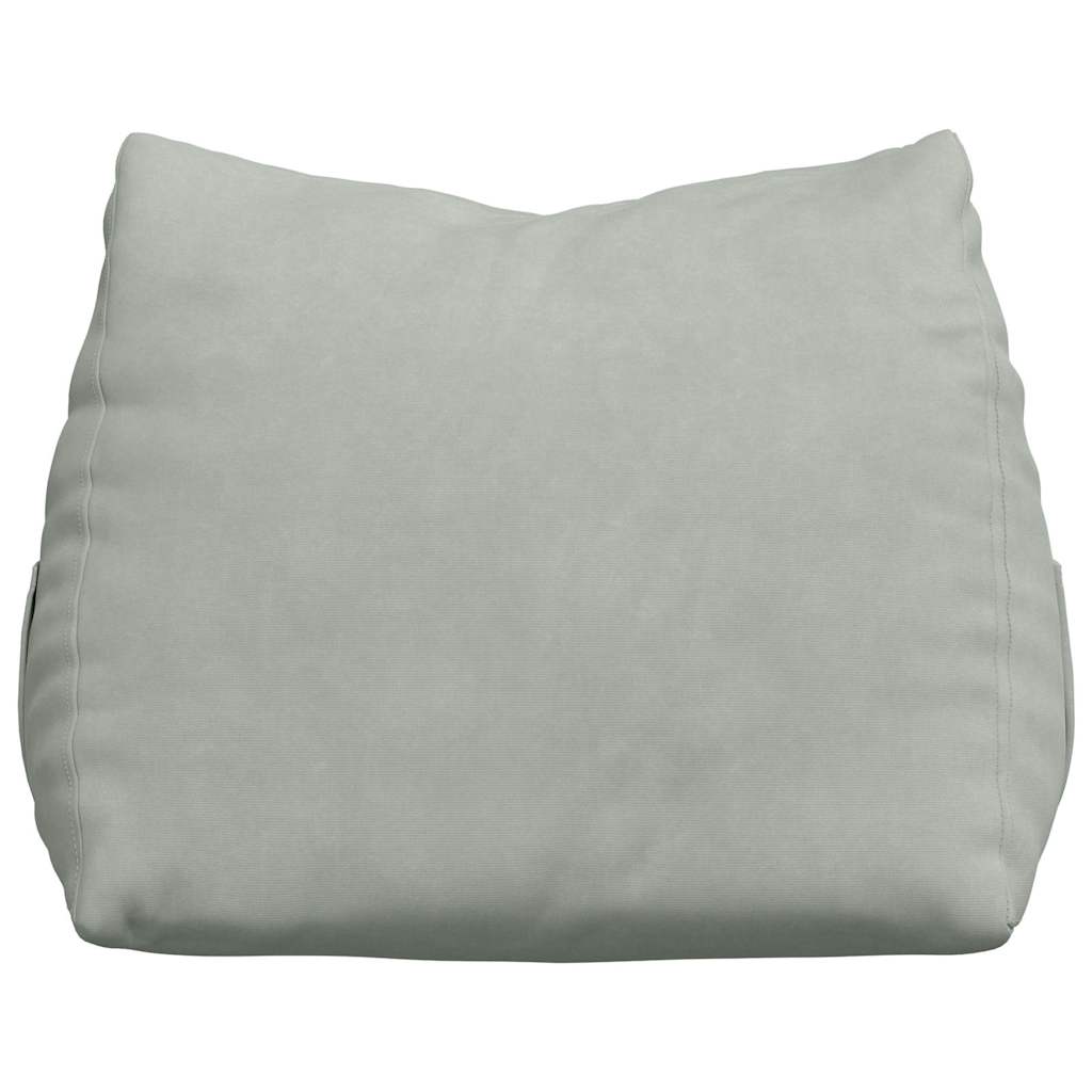 Cuscino per Schiena Grigio chiaro 45 x 20 x 35 cm