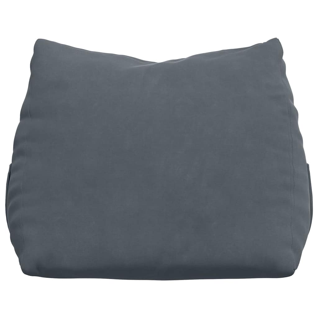 Cuscino per Schiena Grigio scuro 45 x 20 x 35 cm