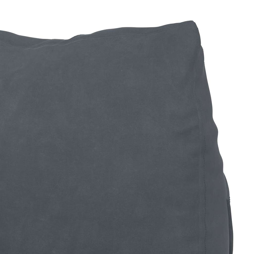 Cuscino per Schiena Grigio scuro 45 x 20 x 35 cm