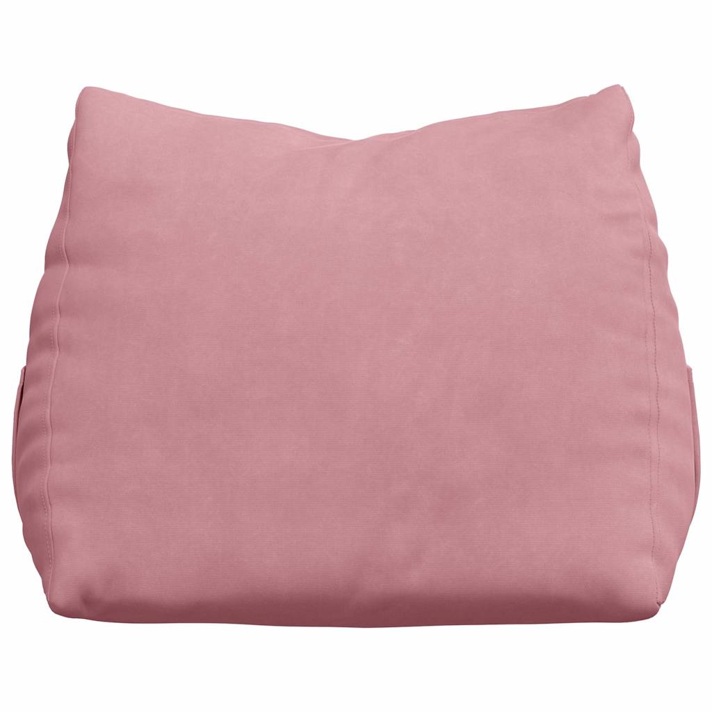 Cuscino per Schiena Rosa 45 x 20 x 35 cm Tessuto in Cords