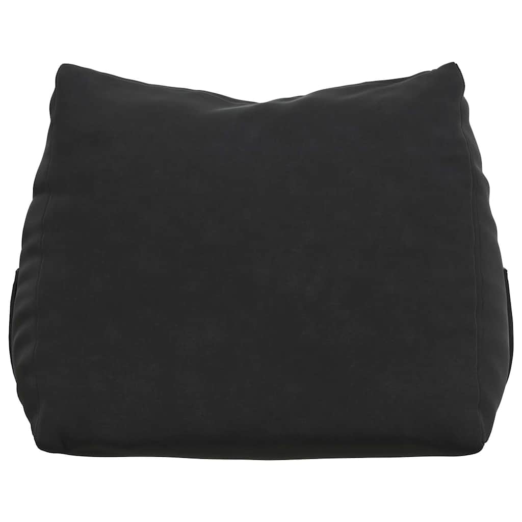 Cuscino per Schiena Nero 45 x 20 x 35 cm Tessuto in Cords