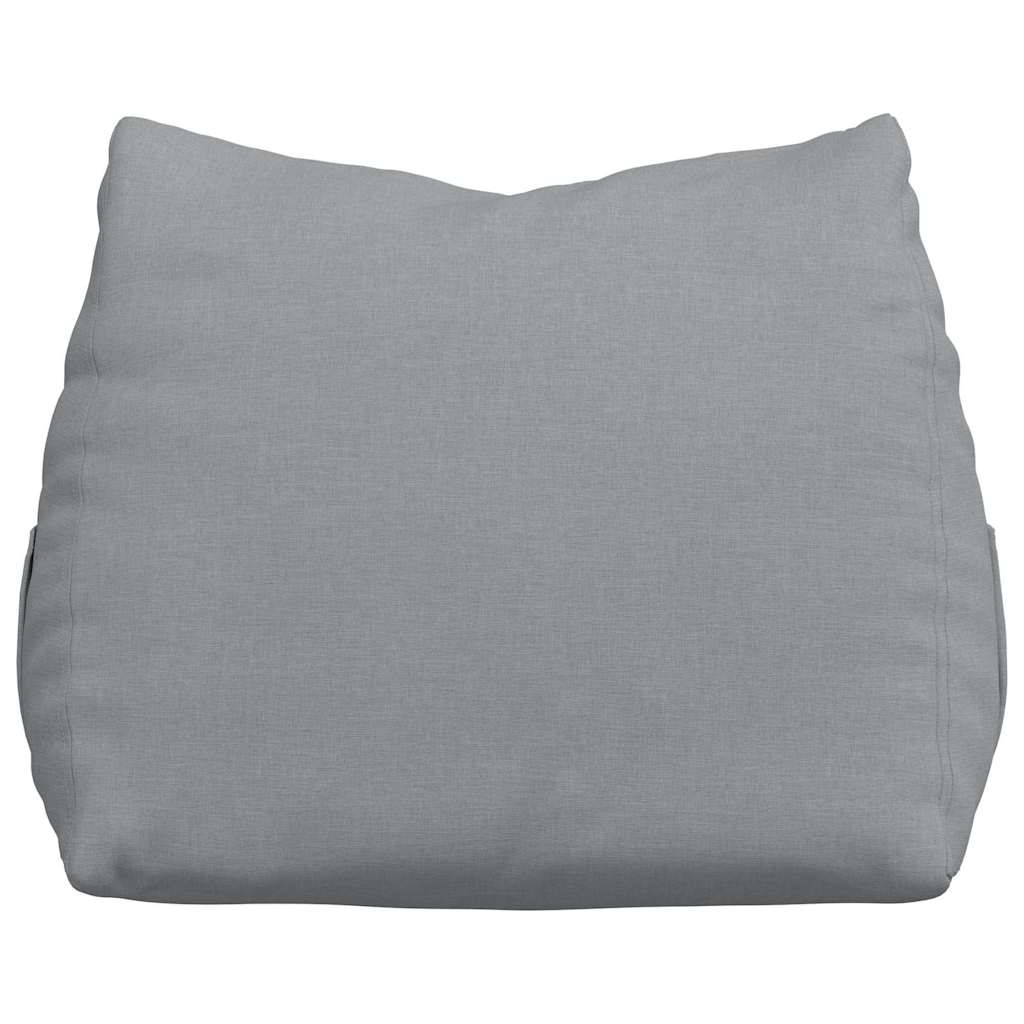 Cuscino per Schiena Grigio chiaro 60 x 20 x 50 cm Tessuto
