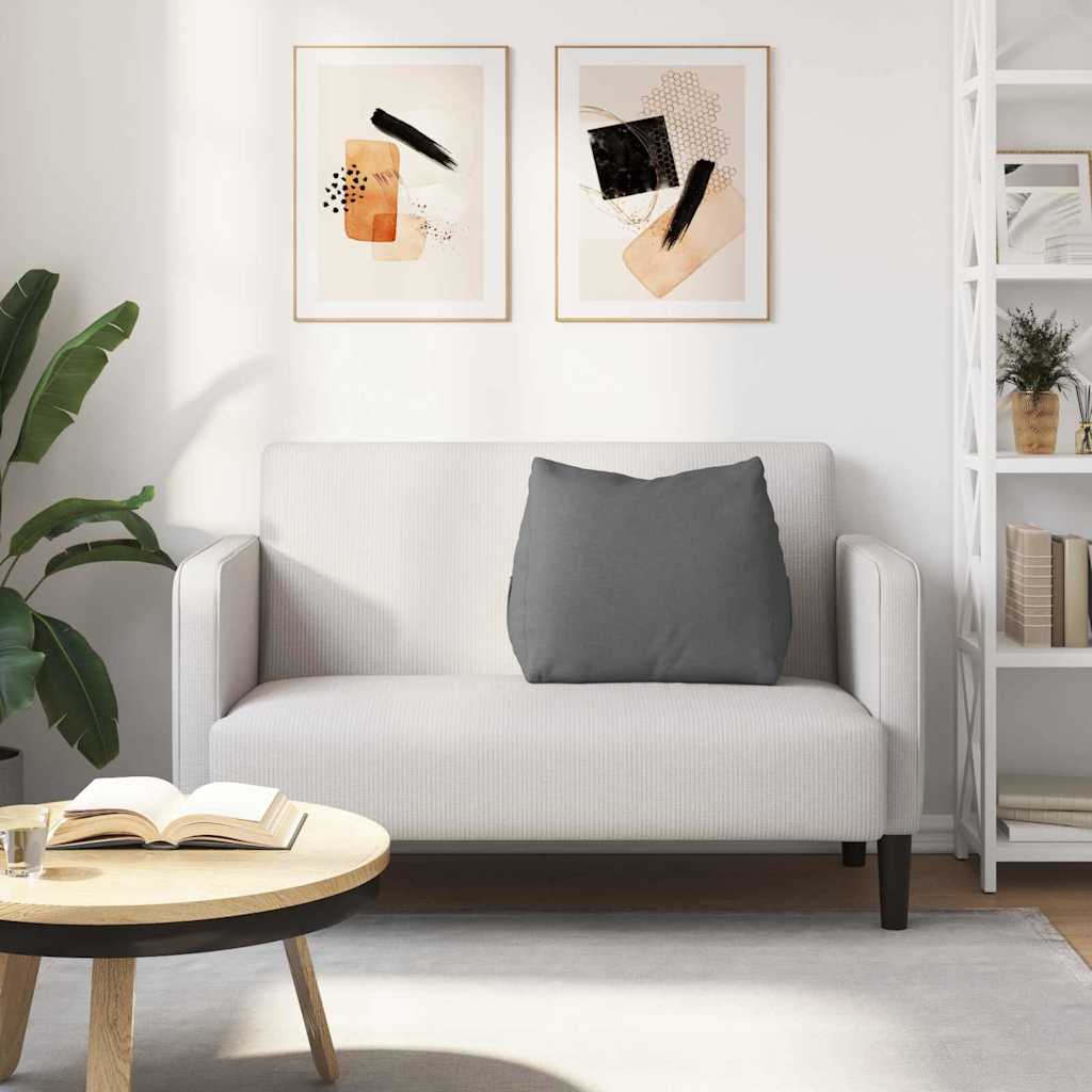 Cuscino per Schiena Grigio scuro 60 x 20 x 50 cm Tessuto