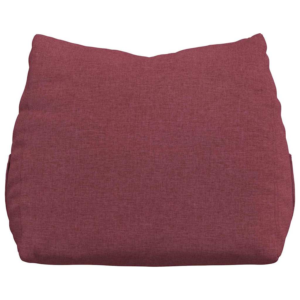 Cuscino per Schiena Rosso Vino 60 x 20 x 50 cm Tessuto