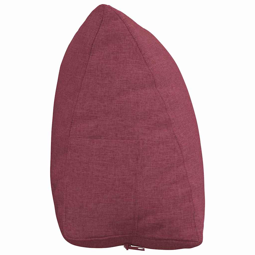 Cuscino per Schiena Rosso Vino 60 x 20 x 50 cm Tessuto