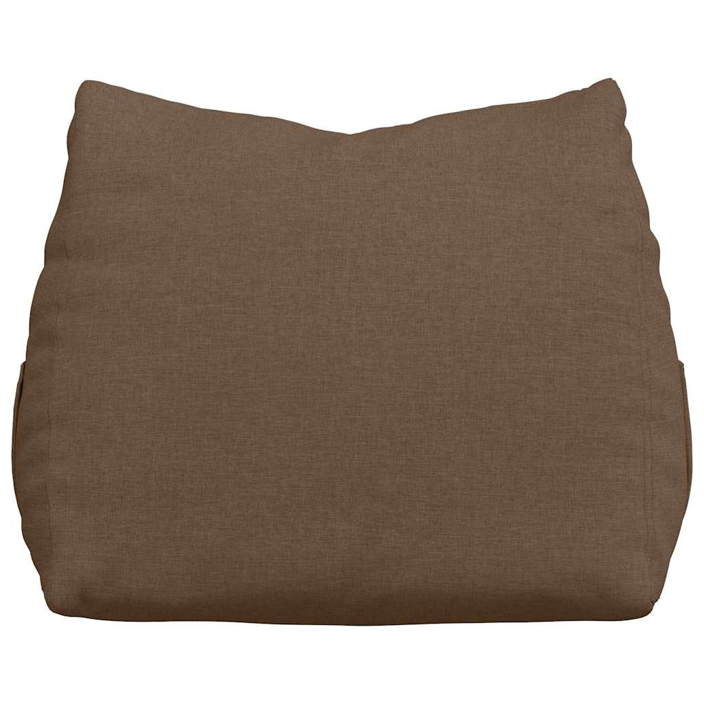 Cuscino per Schiena Marrone 60 x 20 x 50 cm Tessuto
