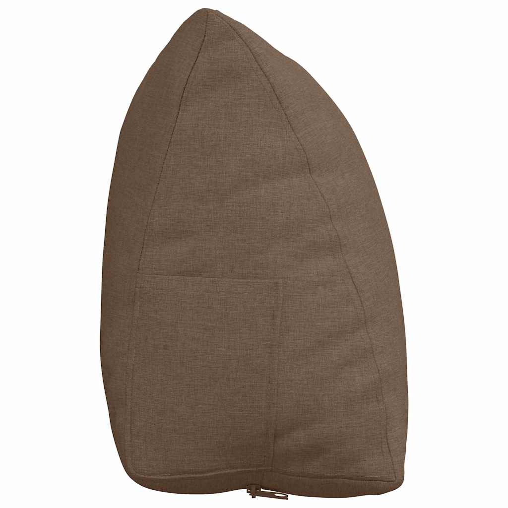 Cuscino per Schiena Marrone 60 x 20 x 50 cm Tessuto