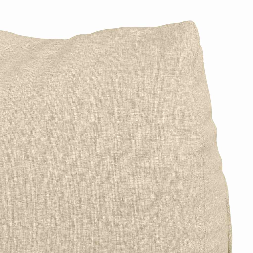 Cuscino per Schiena Crema 60 x 20 x 50 cm Tessuto