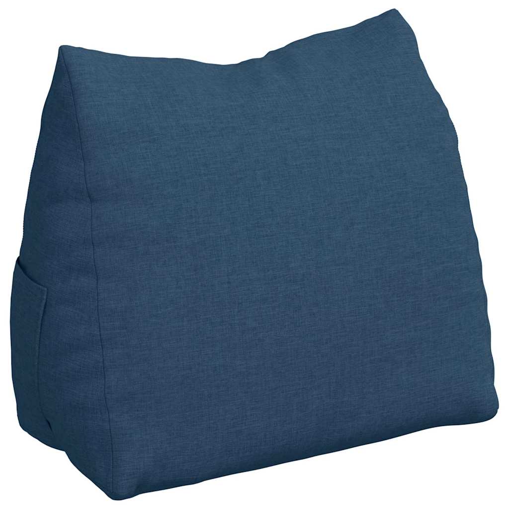 Cuscino per Schiena Blu 60 x 20 x 50 cm Tessuto