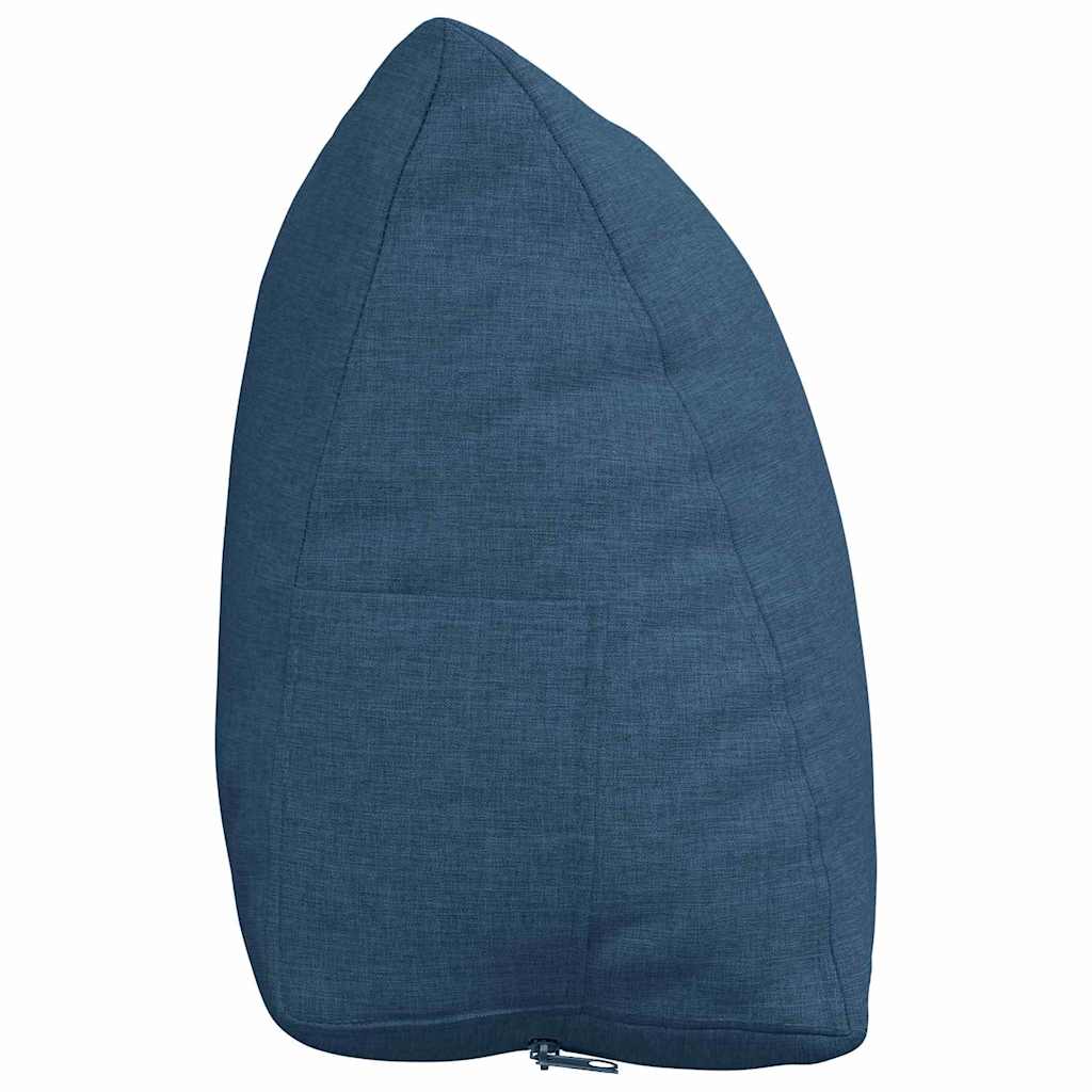Cuscino per Schiena Blu 60 x 20 x 50 cm Tessuto