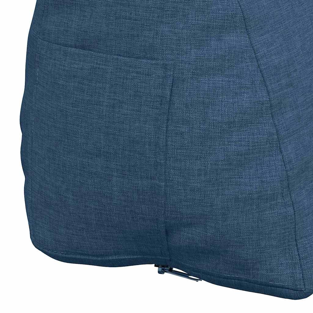 Cuscino per Schiena Blu 60 x 20 x 50 cm Tessuto