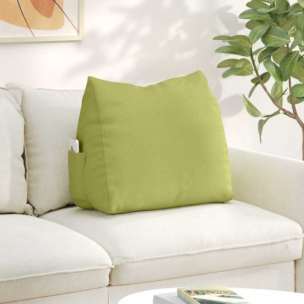 Cuscino per Schiena Verde chiaro 60 x 20 x 50 cm Tessuto