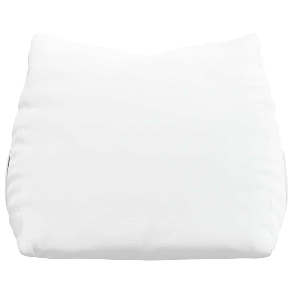 Cuscino per Schiena Bianco 60 x 20 x 50 cm Tessuto