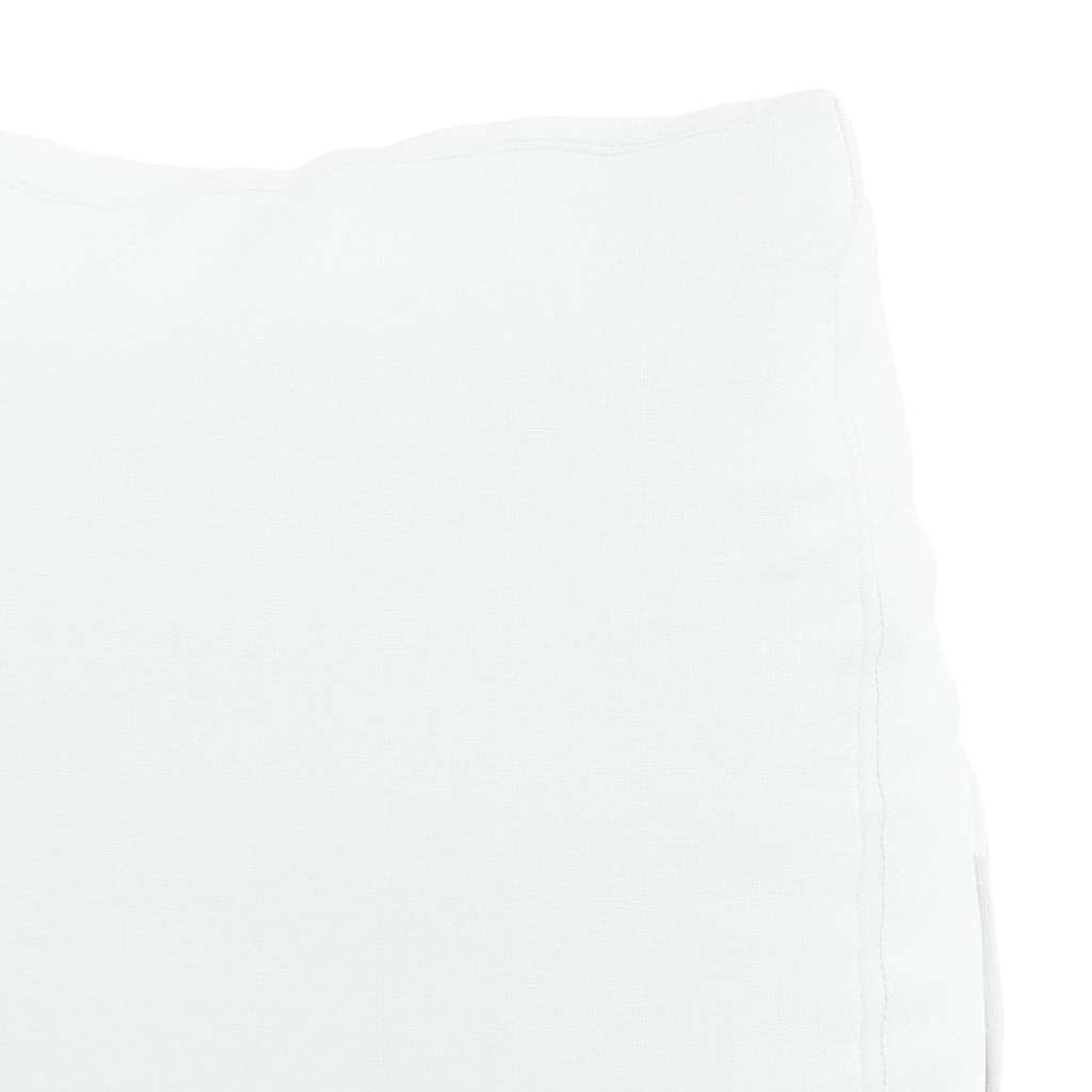 Cuscino per Schiena Bianco 60 x 20 x 50 cm Tessuto