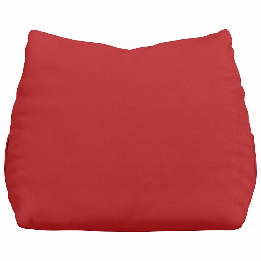 Cuscino per Schiena Rosso 60 x 20 x 50 cm Tessuto