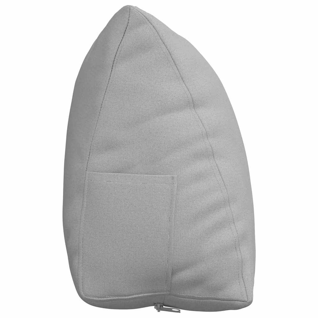 Cuscino per Schiena Grigio Nuvola 60 x 20 x 50 cm Tessuto