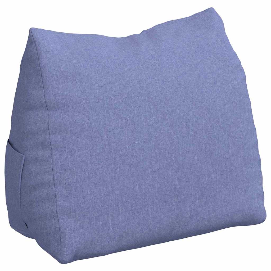 Cuscino per Schiena Blu jeans 60 x 20 x 50 cm Tessuto
