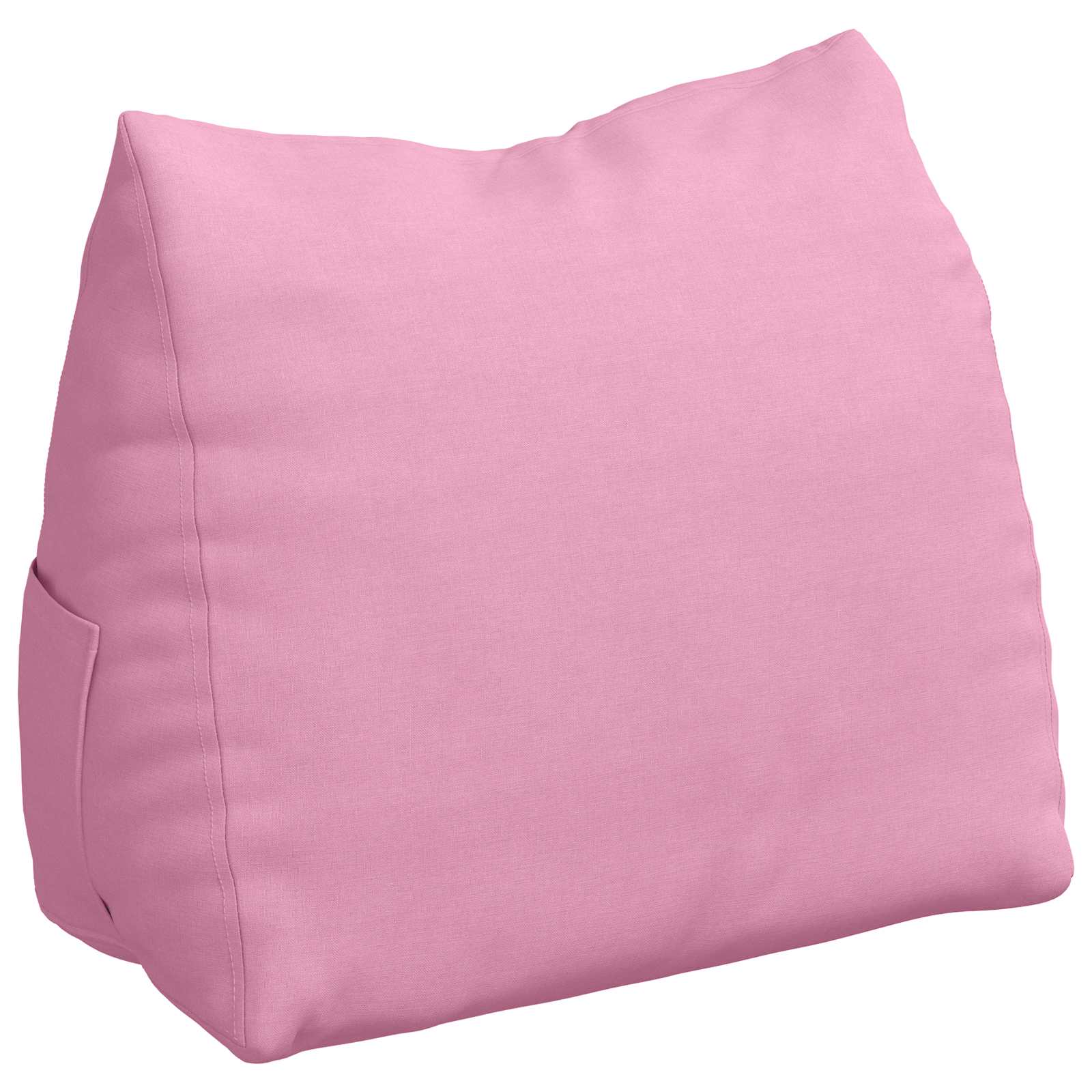 Cuscino per Schiena Rosa 60 x 20 x 50 cm Tessuto