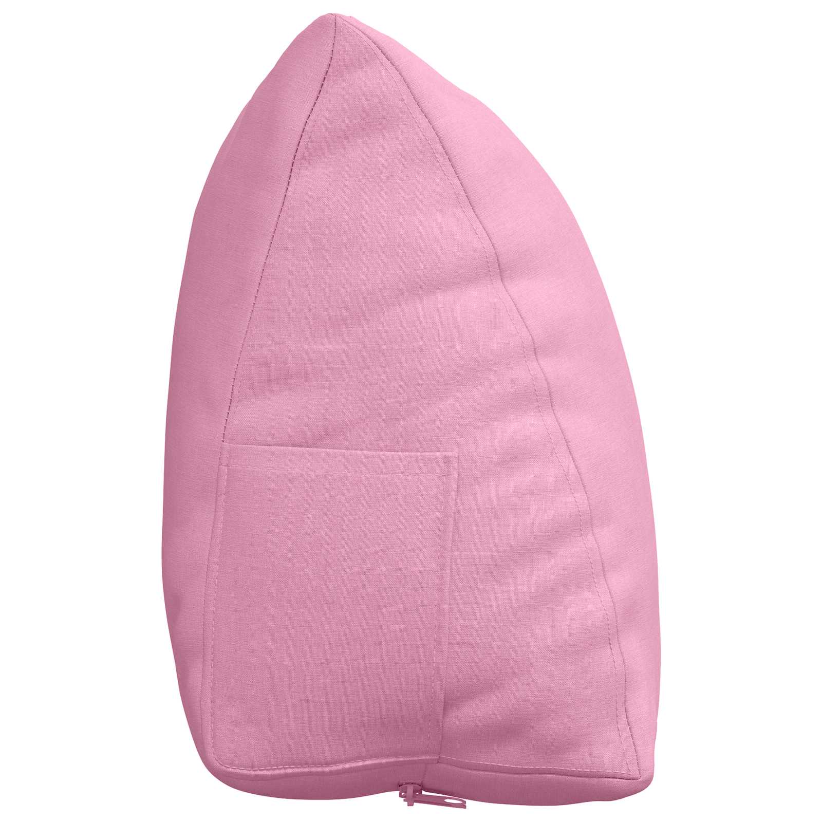 Cuscino per Schiena Rosa 60 x 20 x 50 cm Tessuto