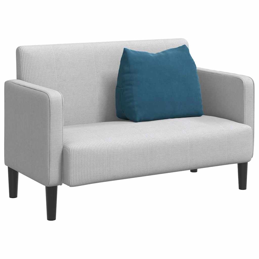 Cuscino per Schiena Blu 60 x 20 x 50 cm Tessuto in Cords