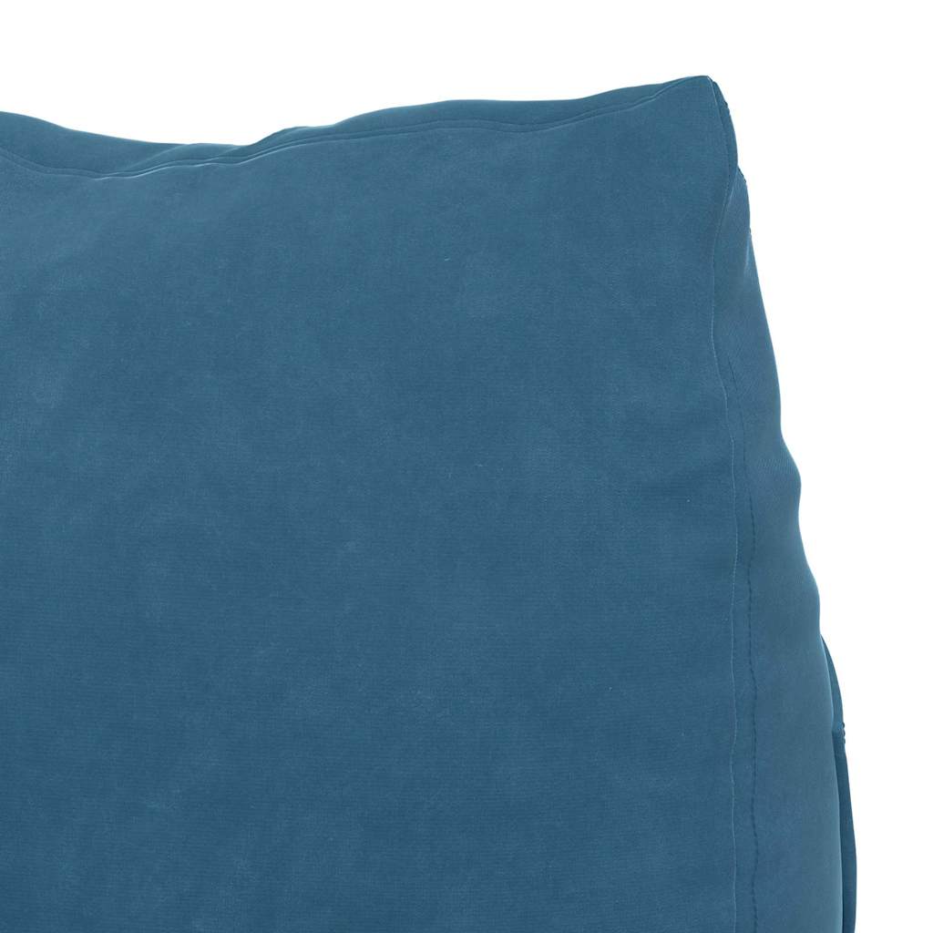 Cuscino per Schiena Blu 60 x 20 x 50 cm Tessuto in Cords