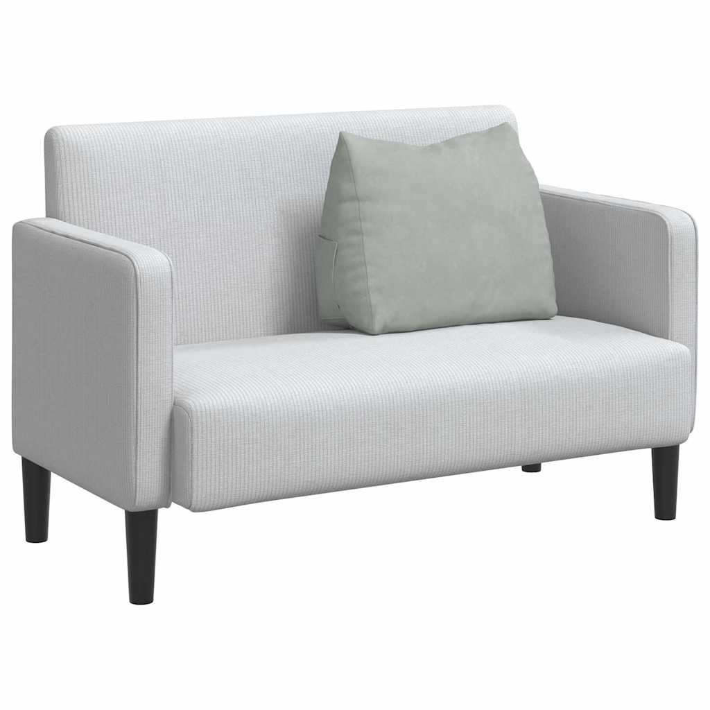 Cuscino per Schiena Grigio chiaro 60 x 20 x 50 cm
