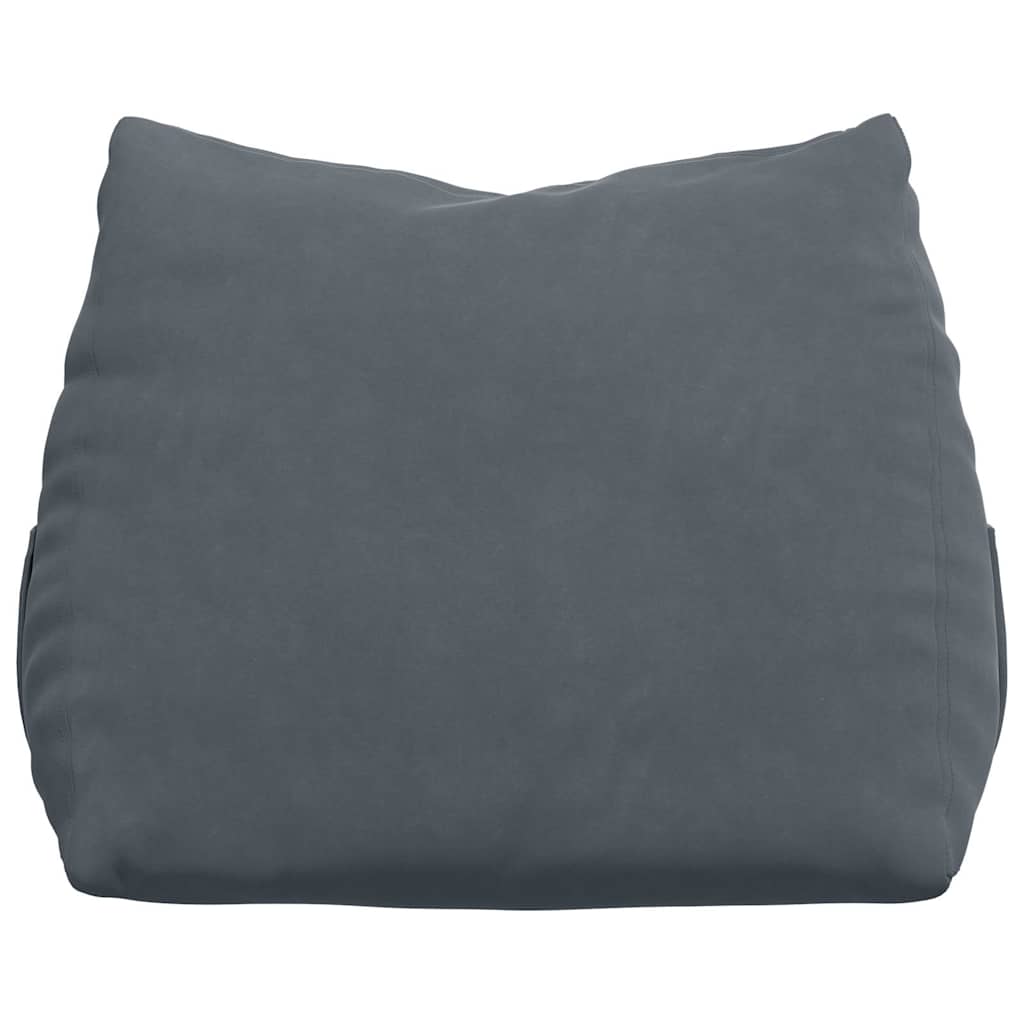 Cuscino per Schiena Grigio scuro 60 x 20 x 50 cm