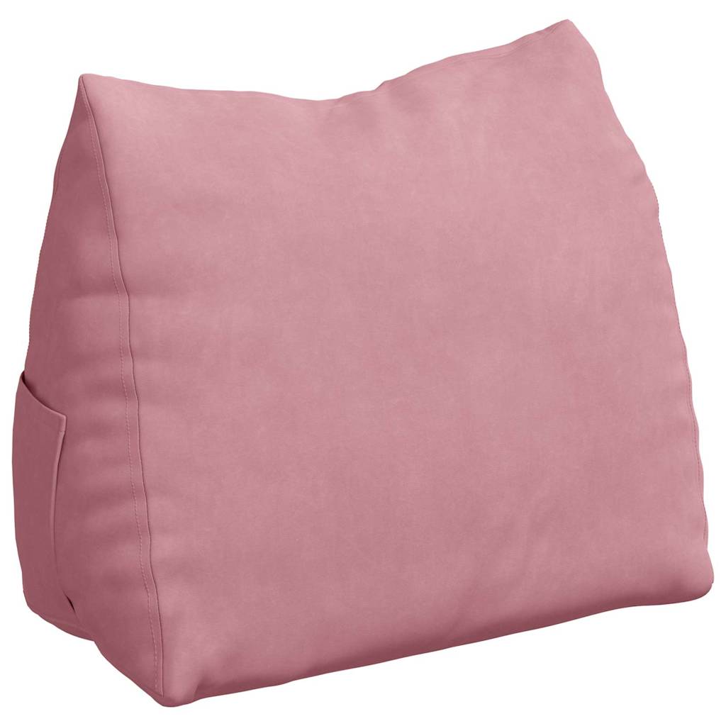 Cuscino per Schiena Rosa 60 x 20 x 50 cm Tessuto in Cords