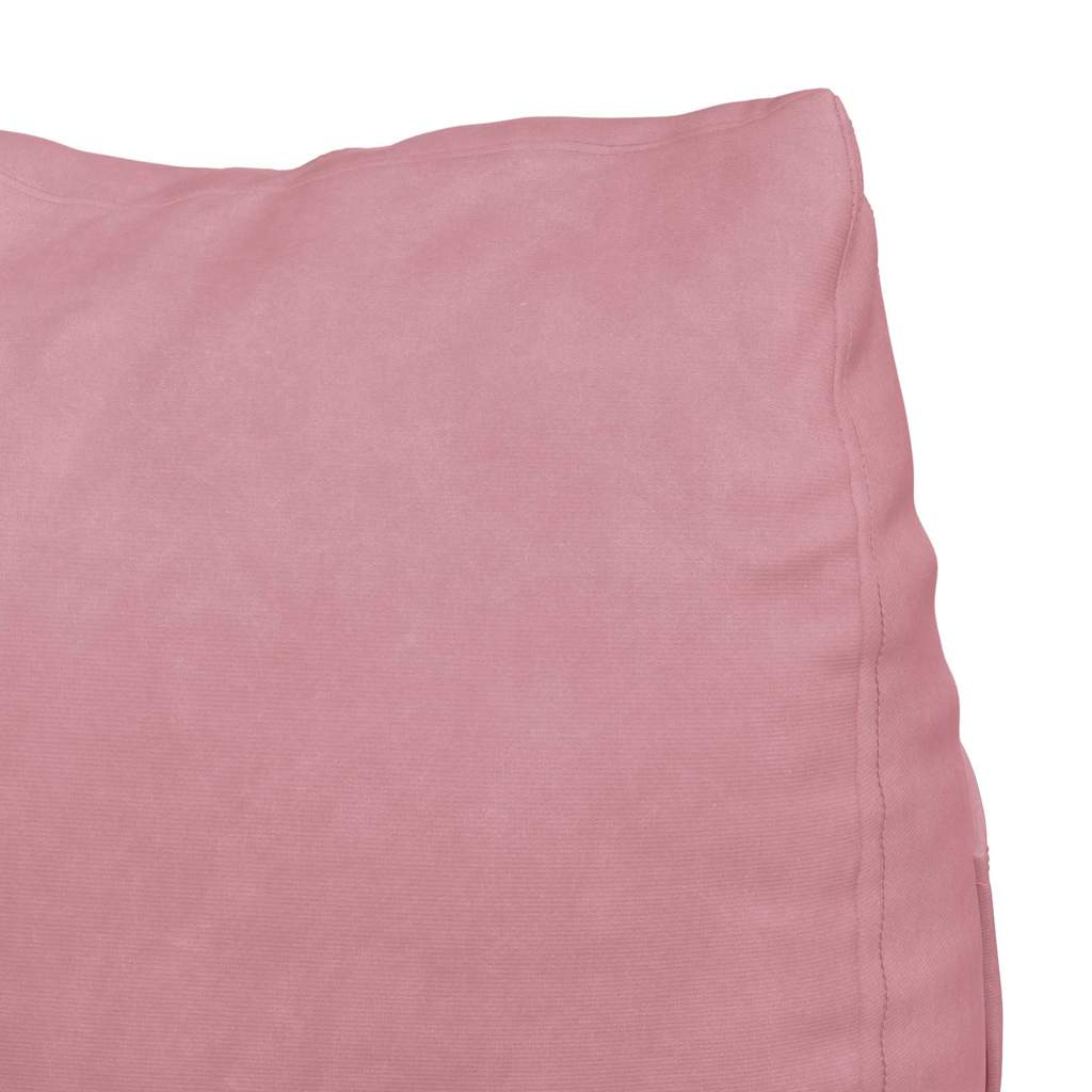 Cuscino per Schiena Rosa 60 x 20 x 50 cm Tessuto in Cords