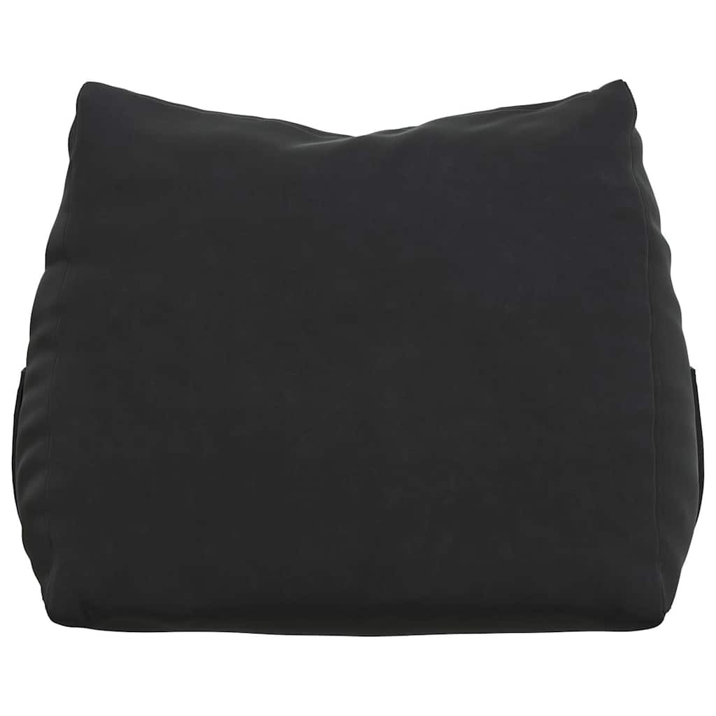 Cuscino per Schiena Nero 60 x 20 x 50 cm Tessuto in Cords