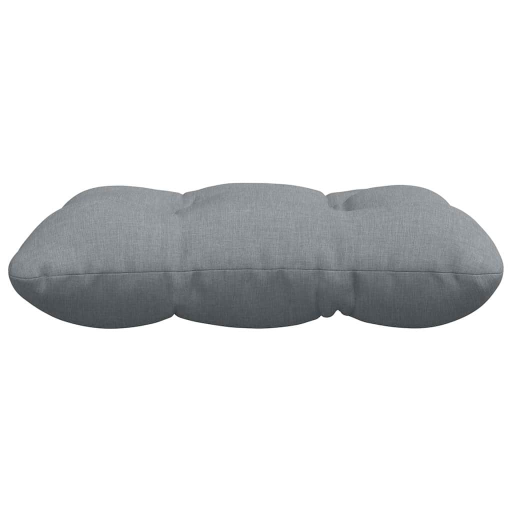 Cuscini per Seduta 4 pz Tessuto Grigio Chiaro 40 x 40 x 12 cm