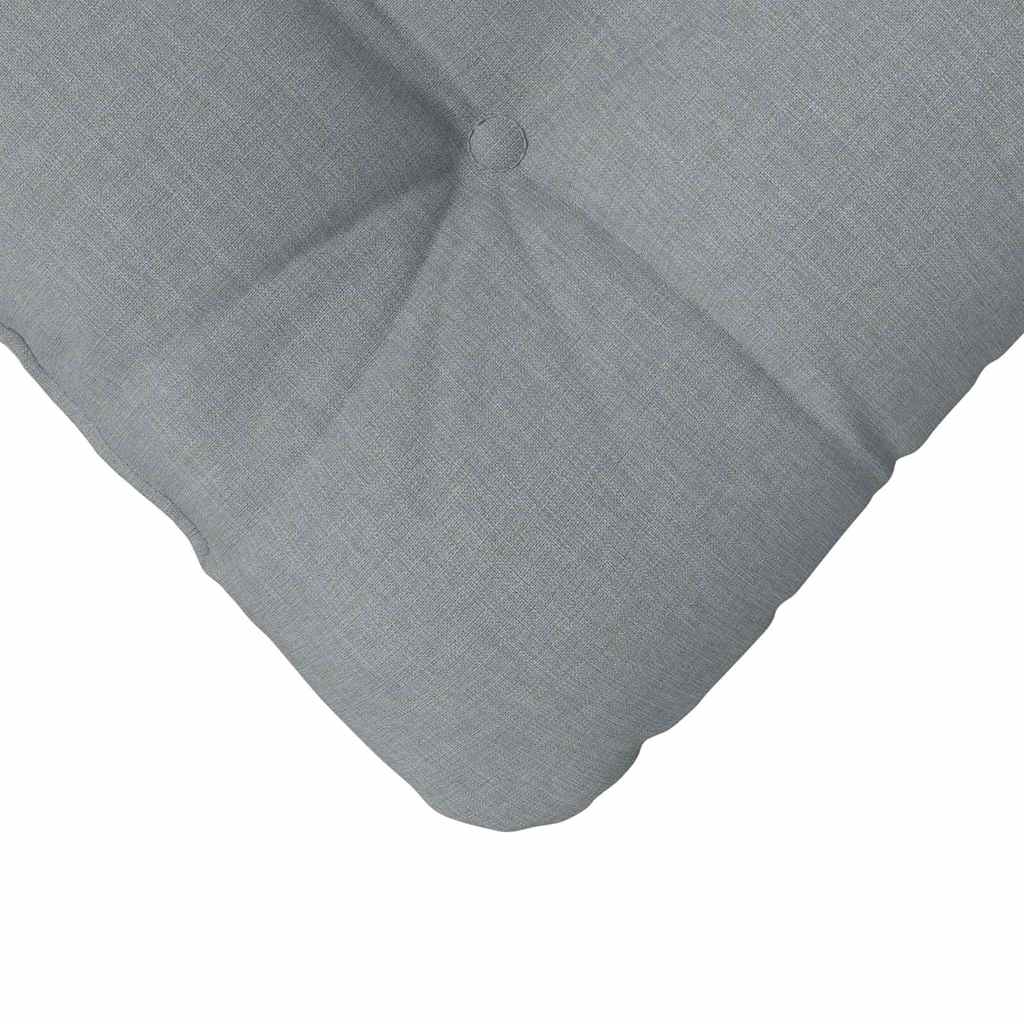 Cuscini per Seduta 4 pz Tessuto Grigio Chiaro 40 x 40 x 12 cm