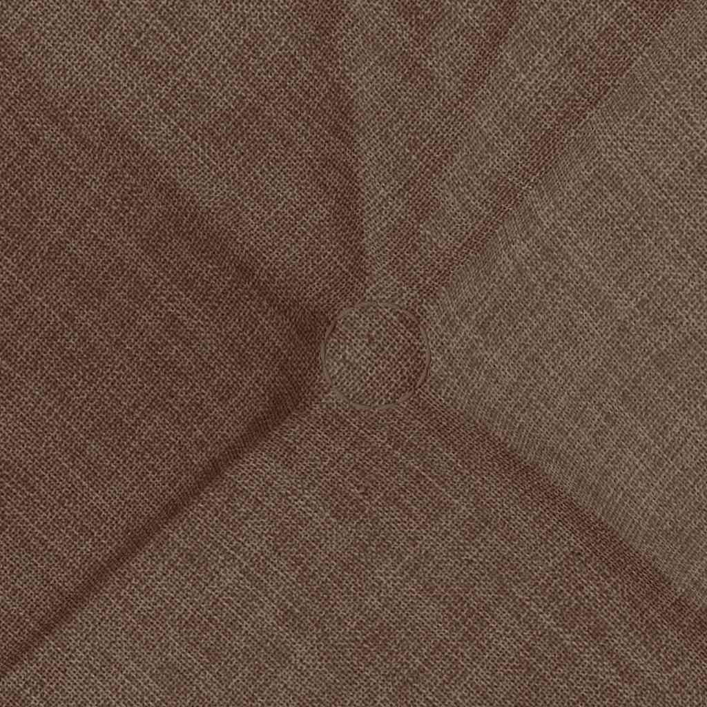 Cuscini per Seduta 4 pz Tessuto Marrone 40 x 40 x 12 cm