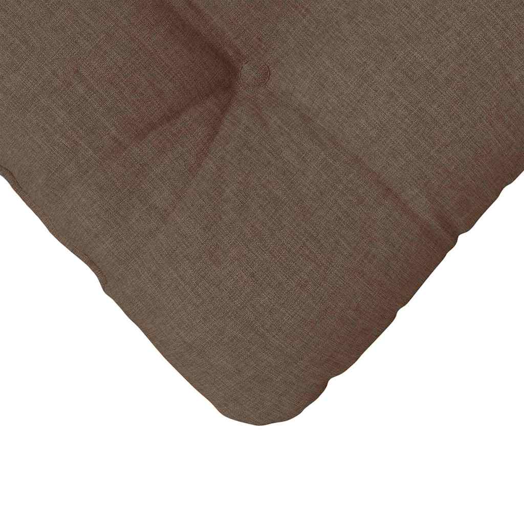 Cuscini per Seduta 4 pz Tessuto Marrone 40 x 40 x 12 cm