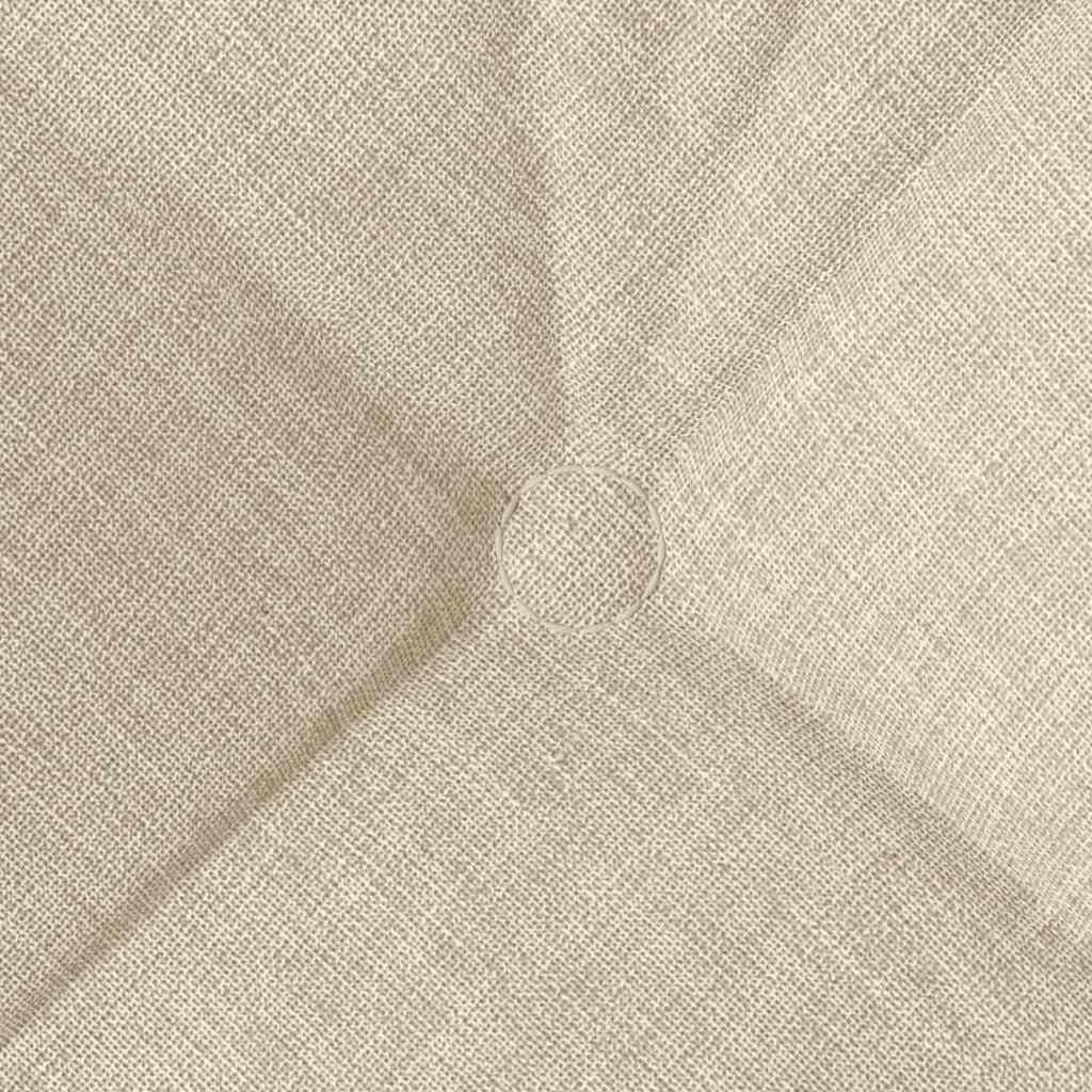 Cuscini per Seduta 4 pz Tessuto Crema 40 x 40 x 12 cm