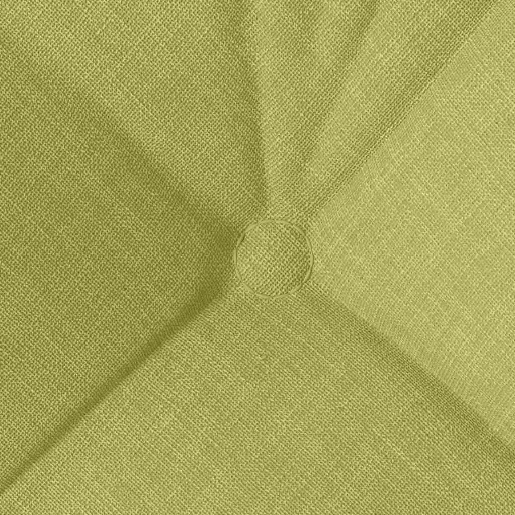 Cuscini per Seduta 4 pz Tessuto Verde chiaro 40 x 40 x 12 cm